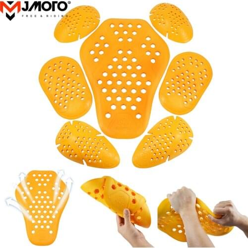 CE Certification Level 1 Protective Pads Lightweight Thick Built-in Motorcycle Jacket Protection Gears Breathable Soft Back Pad