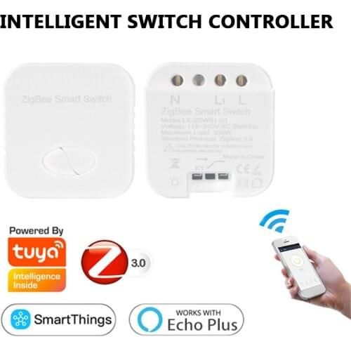 Tuya ZigBee 3.0 Smart Switch Relay Module 1 Gang Remote Control Support Amazon Alexa Google Home Yandex Smart Life And Tuya App