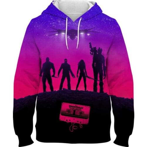 Guardians of the Galaxy Hoodies Mens clothes 3D Print Autumn New Boy Girl Kids Oversized hoodie Casual Women Hooded Sweatshirts