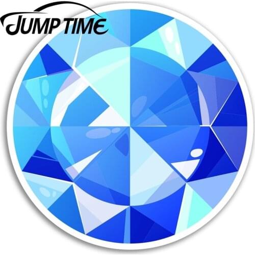 Jump Time for Blue Gem Stone Vinyl Stickers Jewel Game Fun Sticker Laptop Waterproof Accessories Car Bumper Window Decal