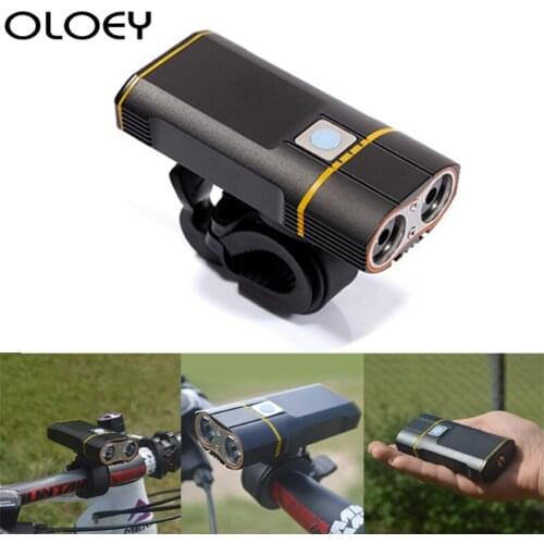 IPX6 Waterproof Bicycle Light L2 LED Bike Light With USB Rechargeable Battery Cycling Front Light Lamp Headlight Safety Lights