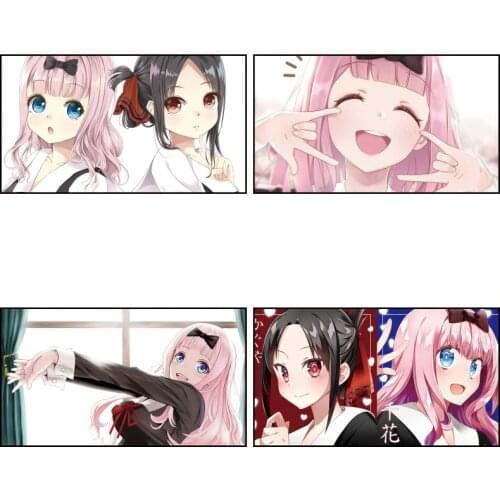 1pcs Anime Fujiwara Chika Cartoon Kaguya-sama: Love Is War Printed Computer Mouse Pad Mat Cosplay Prop Decor Gift