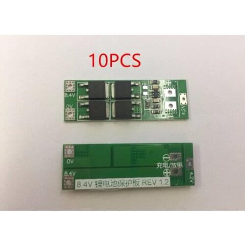 10PCS 2S 20A 7.4V 8.4V 18650 Lithium battery protection board/BMS board standard