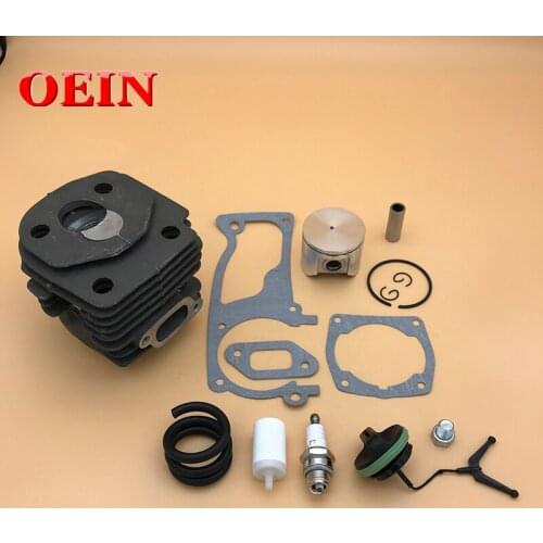 47mm Cylinder Piston Spark Plug Fuel Filter Kit For HUSQVARNA 359 357 XP 357XP Gasoline Chainsaw Engine Motor Parts 537 15 73-02