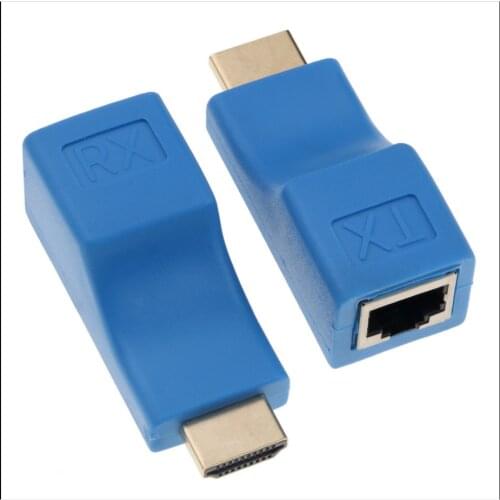 4k RJ45 port LAN network HDMI compatible extension extender (pair sale) through CAT5e/6 hotUTP LAN Ethernet cable up to 30m