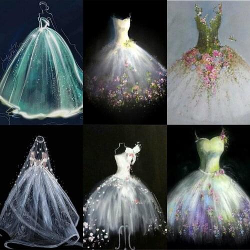 Full Drill Diamond Painting Wedding Dress Picture Of Rhinestone New Arrival Diamond Embroidery Diamond Mosaic Home Decor Gift