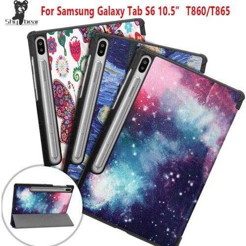 New Arrival Case for Samsung Galaxy Tab S6 T860 SM-T860 T865 10.5'' Inch 2019 Protective Magnetic Tablet Cover Case + Gift