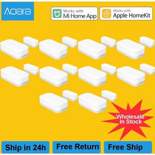 Aqara Door Window Sensor Zigbee Wireless Connection Smart Home Mini Door Sensor Work With Android IOS App Support Apple Homekit