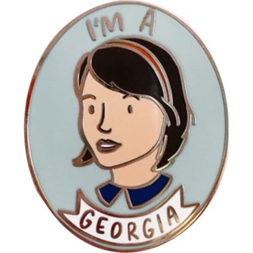 Karen georgia Enamel Pin My favorite murder Brooch murderino badge Stay Sex series jewelry