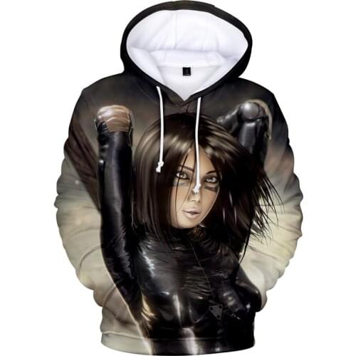 2020 The Alita Battle Angel 3D Hoodies Men/Women Kawaii Print Hot Sale Casual Sweatshirt Alita Battle Angel 3D Hoodies Tops