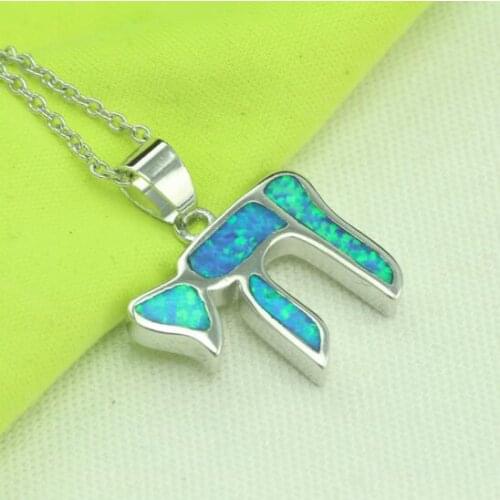 Crystal Ox Blue Opal Pendant Necklace for Women Lady Copper Elegant Animal Cow Necklace Box Chain Lucky Wedding Jewelry