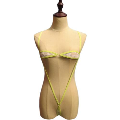 Micro bikini plus size swimwear women swimsuit women biquini bikinis Lace Transparent Edging Lace adjustable String Mini Thong