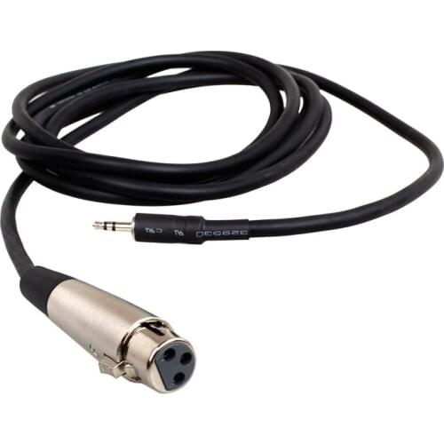 ISK C-4 C4 2.5M microphone cable 3.5mm to female XLR dual-core shielded professional audio output line for PC recording