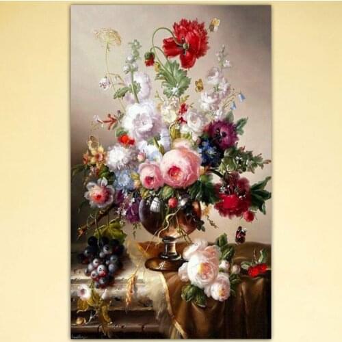 Beautiful Flower DIY 5D Full Drill Diamond Painting Embroidery Cross Stitch Kit Rhinestone Home Decor Craft