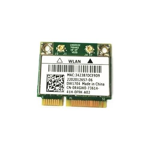 SSEA NEW Wireless Card For BroadCom BCM43142 BCM943142HM for DELL 5520 7520 3560 DW1704 Half Mini PCI-E Wifi Bluetooth 4.0 Card
