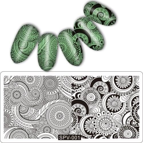 New Arrival 1 PC Nail Art Print Stamping Plates Nail Template Beauty Stencil Manicure DIY Styling Pretty Good Tools
