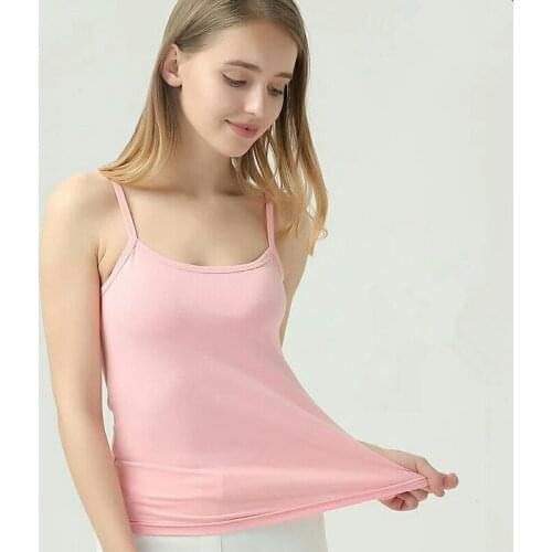 New tops for women Camisole Womens Modal Cotton Outer Wear Bottoming Shirt Sexy Inner Wear Slim Fit Season Korean Version