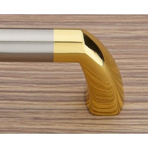 Mixed Color Both Ends In Gold Kitchen Ftting Cabinet Drawer Pull Door Knobs And Handles( C:C:128MM L:140MM )