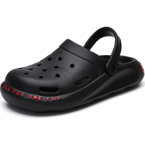 Couple Style Sandal & Mules Crocks Hole Shoes Summer Crok Rubber Clogs Girl Garden Shoes Crocse Black Beach Flat Men Sandals