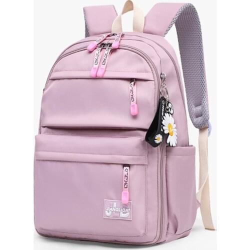 Girl School Backpack Ladies Dollege Students Fashion School Bag Middle School Students Large Capacity Backpack Sac A Dos mochila