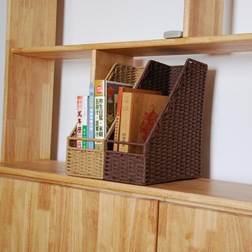 Foldable Magazine File Holder Storage Box Home Office Storage Case Desk File Organizer Storage Basket Organizer