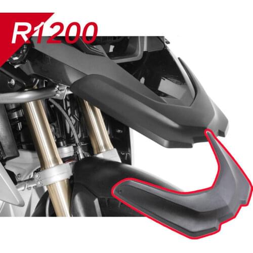 Motorcycle Black Front Fender Beak Nose Cone Fairing Extension for 2013 2014 2015 2016 BMW R1200GS R1200 GS LC ADV Adventure