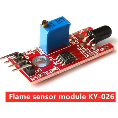 KY-026 Red Board Flame Sensor Module Intelligent Car Fire Source Detection Module