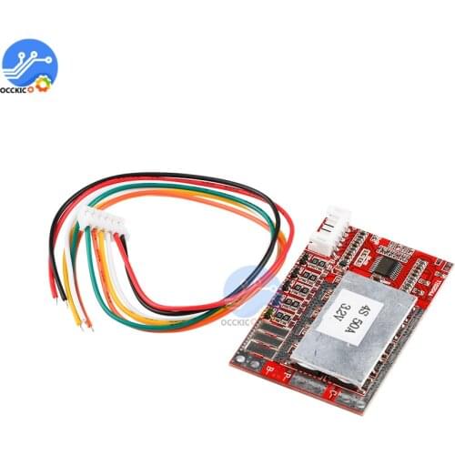 BMS 4S 5S 50A 3.2V Lifepo4 Battery Protection Bord Lifepo4 BMS with Balance Equalizer for Motobike Ebike Battery