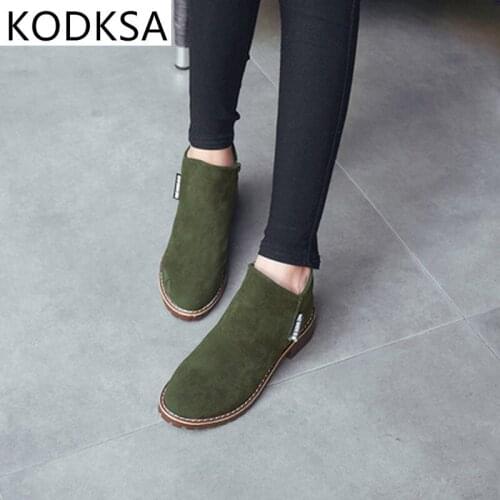 Women Boots Martin Boots Autumn Winter Boots Zipper Snow Ankle Boots Winter Suede Warm Fur Plush Women Shoes Zapatos De Mujer