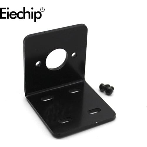 1pcs 775 motor bracket black motor seat holder metal bracket L-type 775 motor bracket accessories