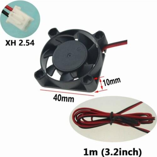 5pcs Gdstime 40mm x 40mm x 10mm 12V Mini DC Brushless 3D Printer Cooler Cooling Fan