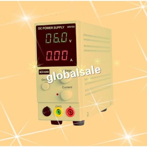 FREE SHIPPING New MCH-K305D Mini Switching Regulated Adjustable DC Power Supply SMPS Single Channel 30V 5A Variable MCH K305D