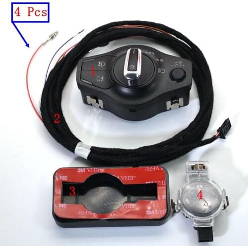 Rain sensor + automatic headlight switch For Q5 2009-2016 A4 S4 ALLROAD QUATTRO A5 S5 CABRIOLET 8K0 941 531 AS 81A 955 555 A