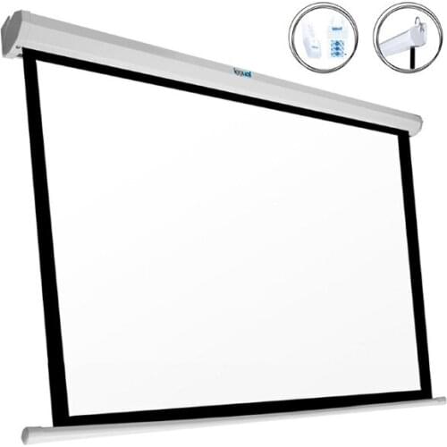 Electric Wall Screen iggual PSIES240 White (240 x 240 cm)
