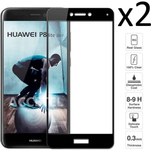 Huawei P8 Lite 2017, Set 2 pieces screen Protector crystal te