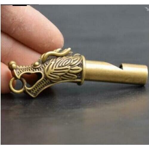 China Brass Bibcock Modelling Whistle Small Statue Pendant