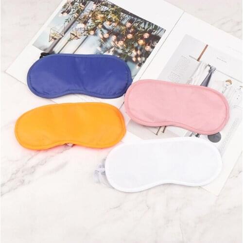 NEW 1pc Eye Cover Silk Blindfolds Sleep Eye Mask Sleeping Padded Shade Patch Eyemask Women Men Travel Relax Rest
