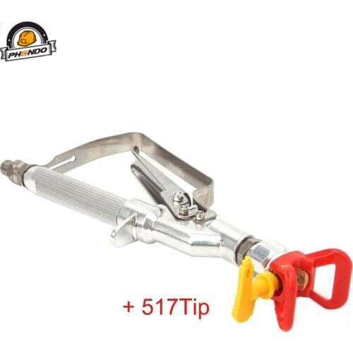 High Pressure Airless Inline Paint Swivel Spray Gun Tip Guard and gun repair kit spray painting for Graco Wagner airless sprayer