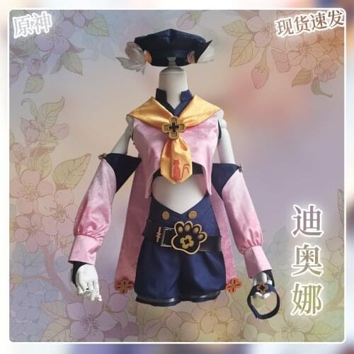 2020 New arrival Genshin Impact Diona Cosplay Costume Christmas New Outfit