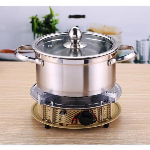 Portable Propane Stove Single Burner Cassette Stove Gas Camping Mini Air Inflation Stove For Barbecue Picnic Cooking Accessories
