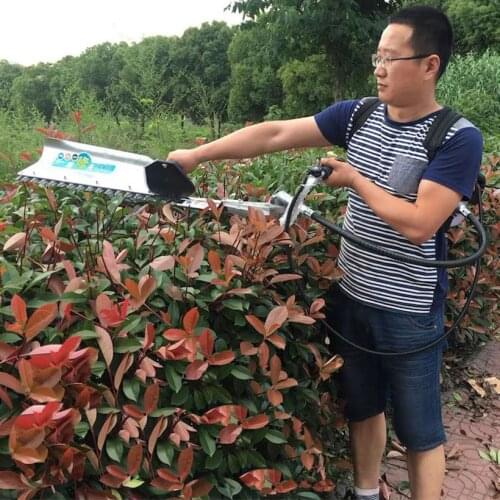 Knapsack Gasoline 4 Stroke Hedge Trimmer Power Tree Trimming Machine Garden Hedge Branch Cutter Professional
