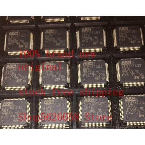 STM32F103RBT6 STM32F103 QFP QFP64 100% brand new in stock 1PCS/LOT