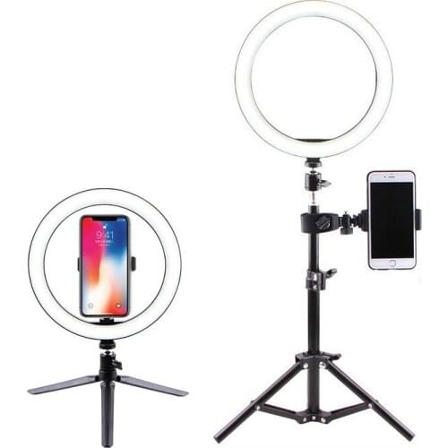 LED Selfie Ring Light Video Light With Stand, tripod ring lamp for phone, photographic ,make up ,Youtobe etc
