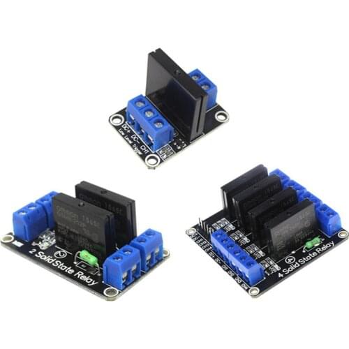 Smart Electronics 1/2/4 Channel 5V DC Relay Module Solid State Low Level G3MB-202P Relay SSR AVR DSP for arduino Diy Kit