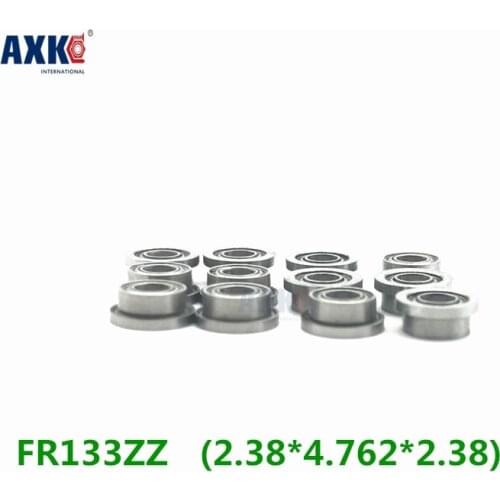 High Quality 50pcs Fr133zz(2.38*4.762*2.38) Bearing 3/32x3/16 X3/32 Fr133zz Inch Miniature Inch Flanged Ball Bearing Fr133zz