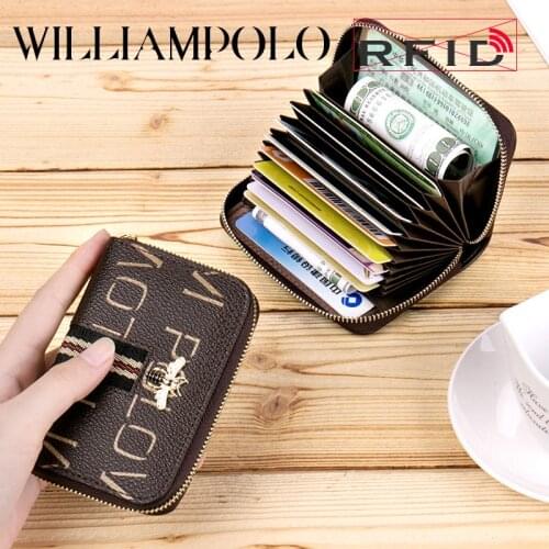Purse Women Small RFID Organ style card Holder design Letter PVC Fashion colorful Bee Series