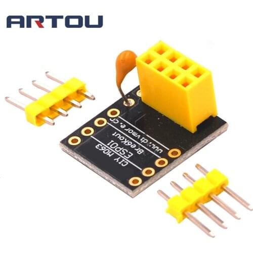 1PCS ESP-01 ESP0-1S ESP01 Breakout Adapter Plate Breadboard ESP8266 ESP 8266
