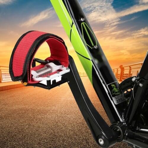 1pc Nylon Bike Fixed Gear Pedal Strap Anti-Slip Bicycle Extended Foot Pedals Bands Bike Cycling Fixie Cover Riding Accessories