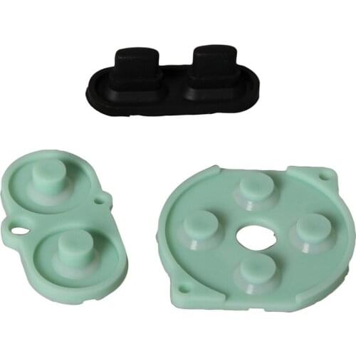 50sets For GBC conductive adhesive Silicon Rubber keys Buttons three-piece set Start Select Keypad