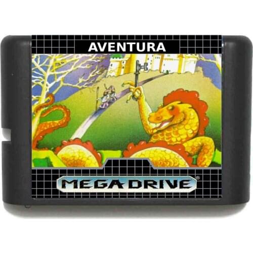 Aventura 16 bit MD Game Card For Sega Mega Drive For Genesis